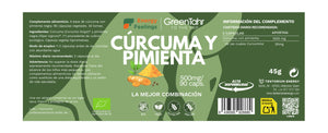 CÚRCUMA PIMIENTA ECO biodisponible - 90 cápsulas