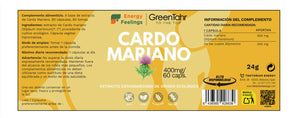 CARDO MARIANO biodisponible - 60 cápsulas