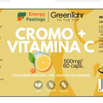 CROMO + VITAMINA C biodisponible - 120 cápsulas