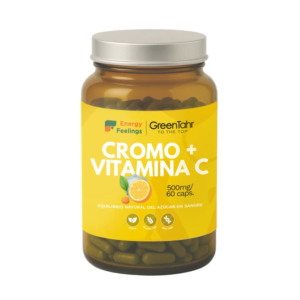 CROMO + VITAMINA C biodisponible - 120 cápsulas