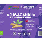 ASHWAGANDHA KSM66 ECO biodisponible - 120 cápsulas