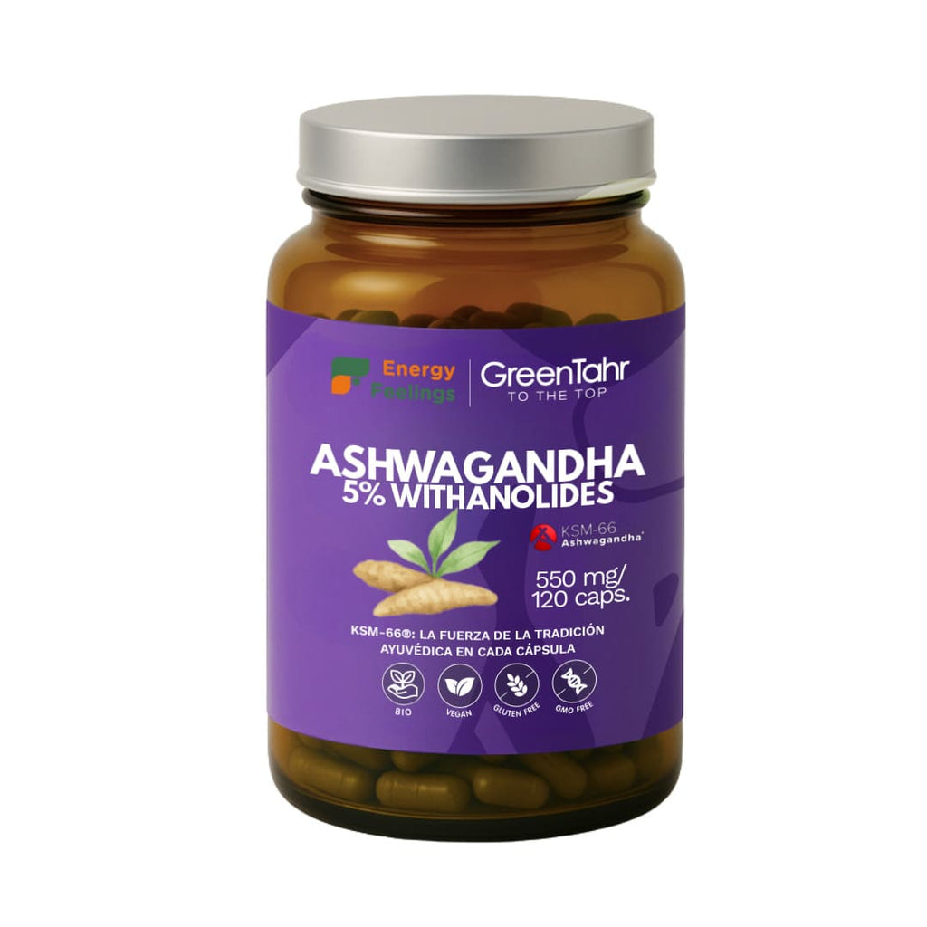 ASHWAGANDHA KSM66 ECO biodisponible - 120 cápsulas