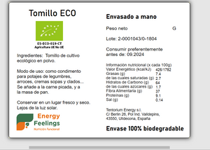 TOMILLO POLVO ECO A GRANEL