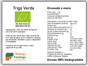 HIERBA DE TRIGO VERDE ECO A GRANEL