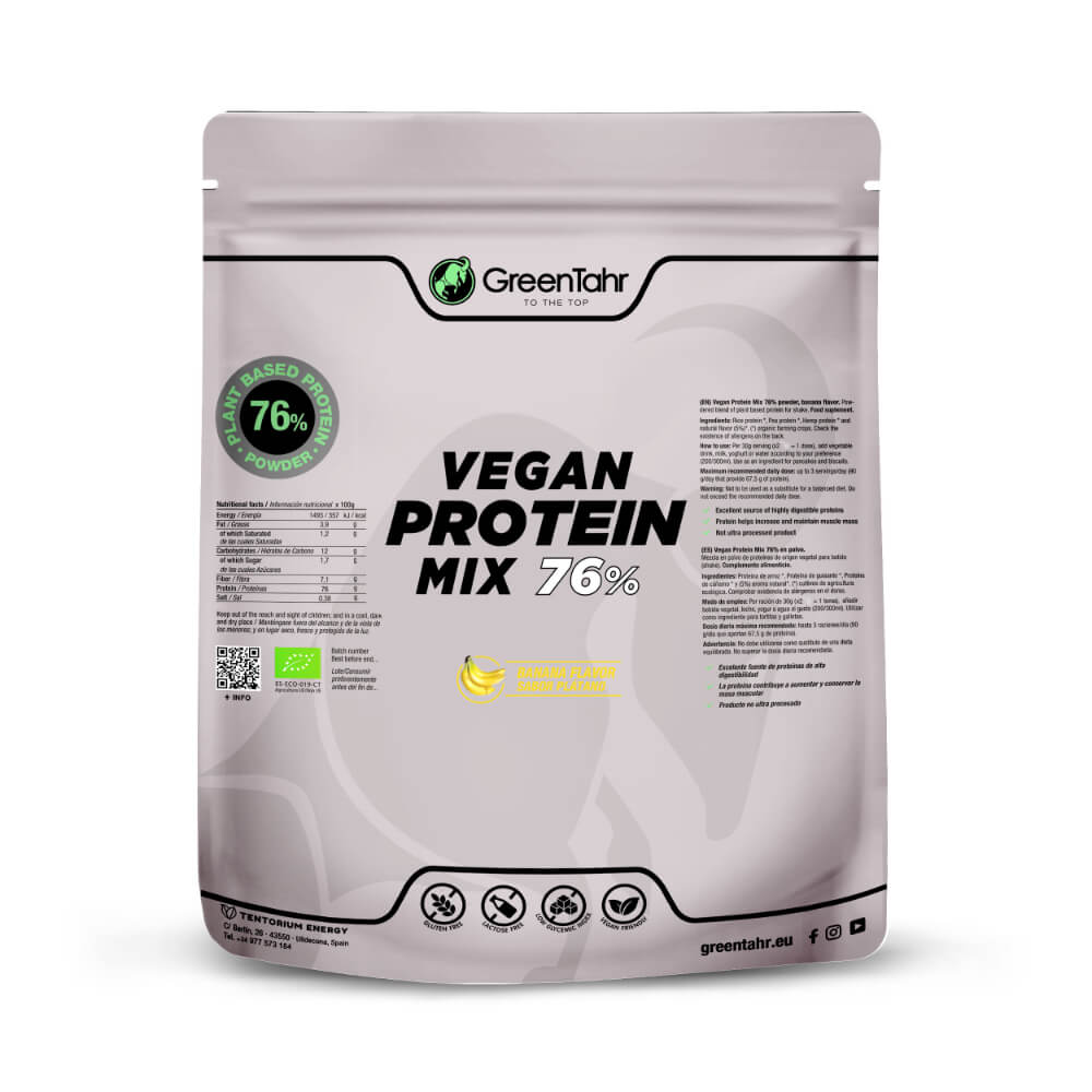 VEGAN PROTEIN MIX 76% BANANA ECO – 750g