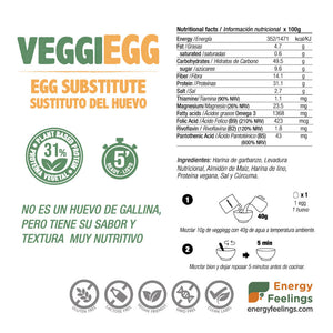 VEGGIEGG HUEVO VEGANO