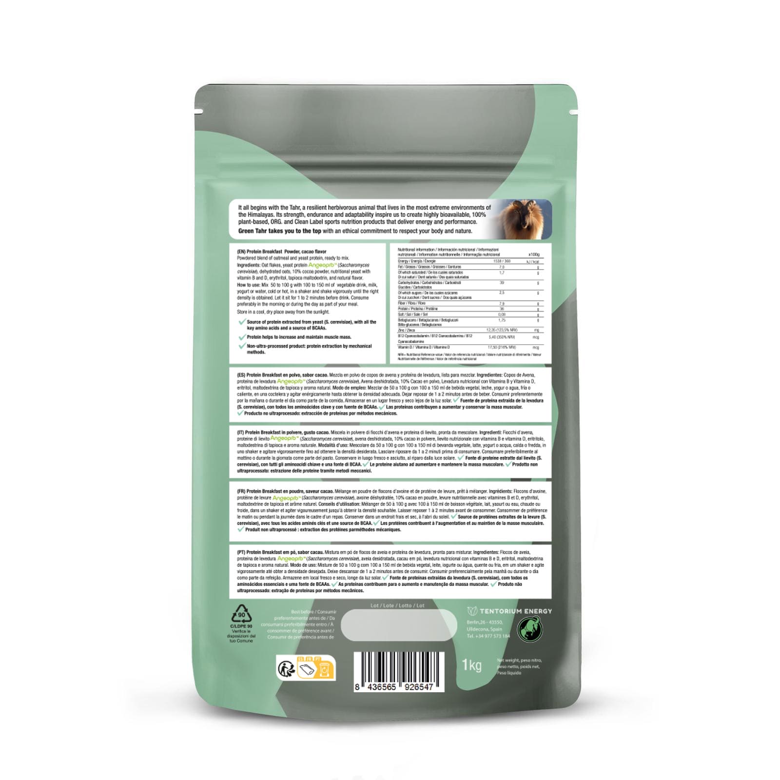 PROTEIN BREAKFAST CACAO - 1Kg