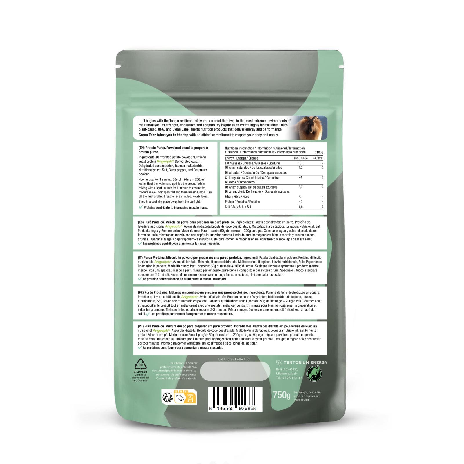 PURÉ PROTEICO - 750g