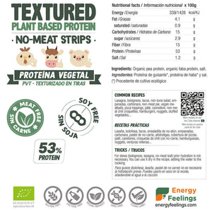 Soja texturizada, proteína vegetal